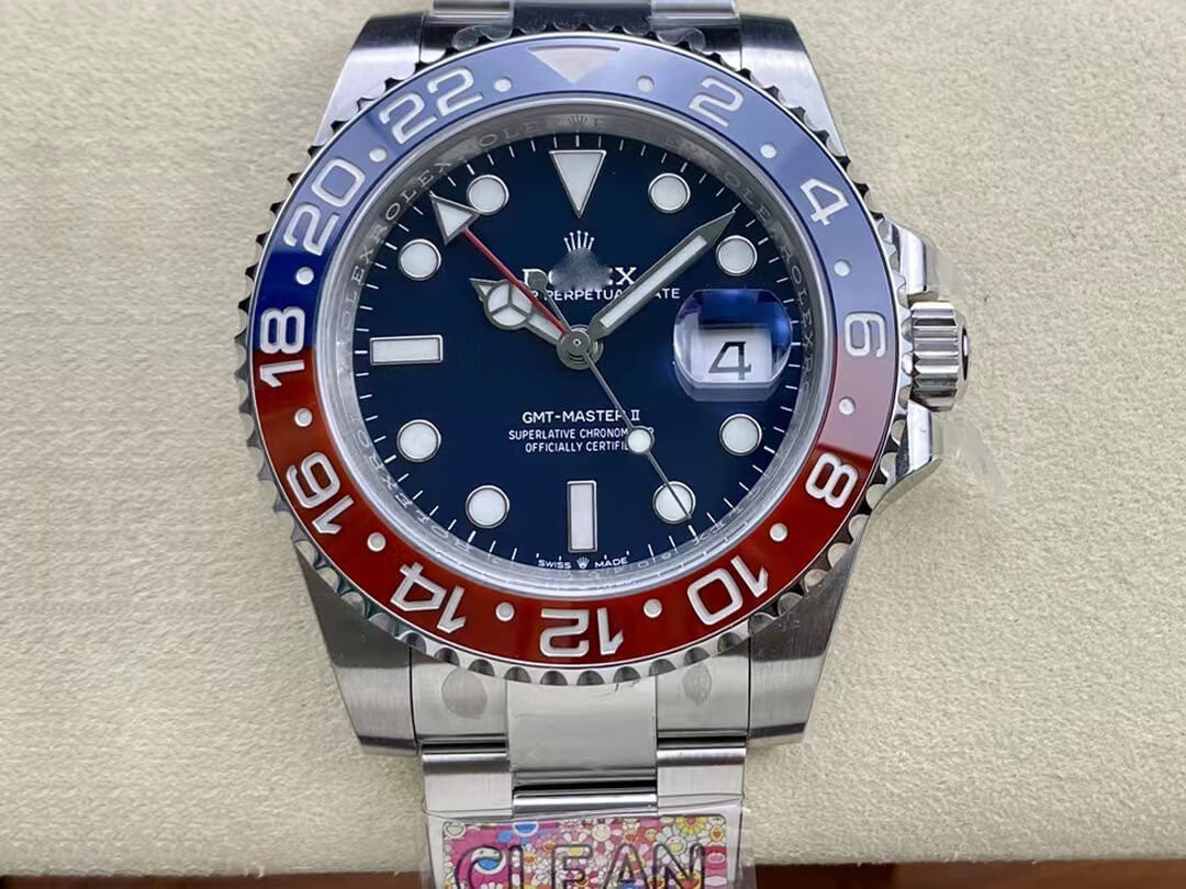 GMT MASTER II M126719BLRO-0003 CLEAN FACTORY CERAMIC BEZEL